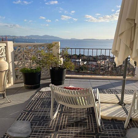 Superbe Terrasse Avec Vue Panoramique Sur La Mer 马赛 外观 照片
