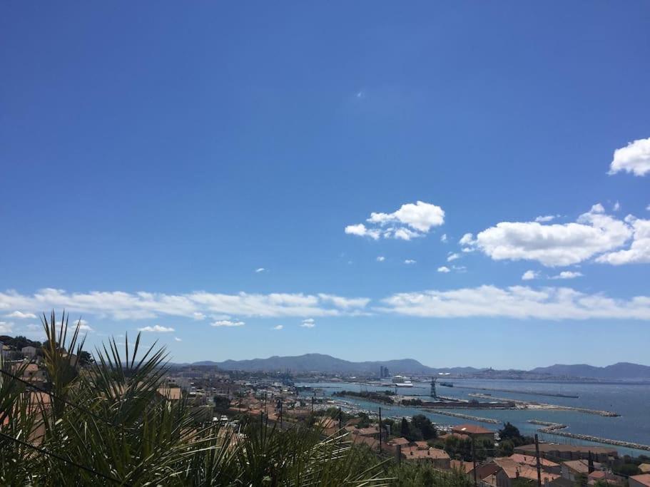 Superbe Terrasse Avec Vue Panoramique Sur La Mer 马赛 外观 照片